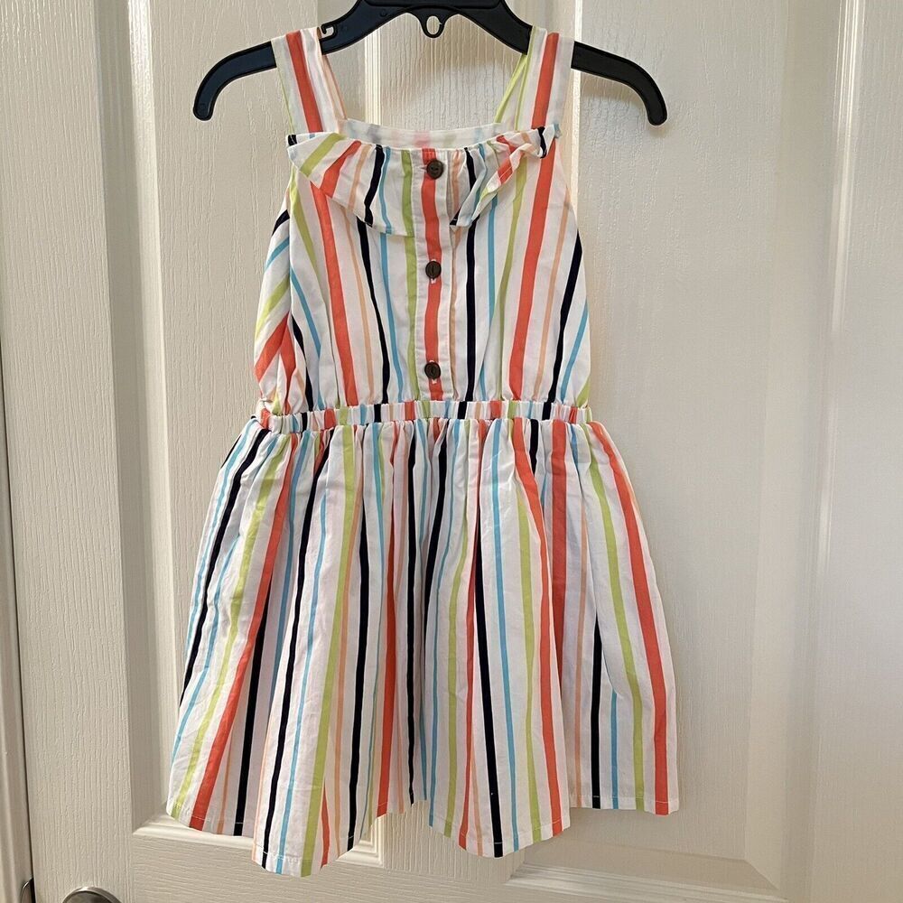 Gymboree Sunny Safari Striped Dress Cotton Girls Size 3T